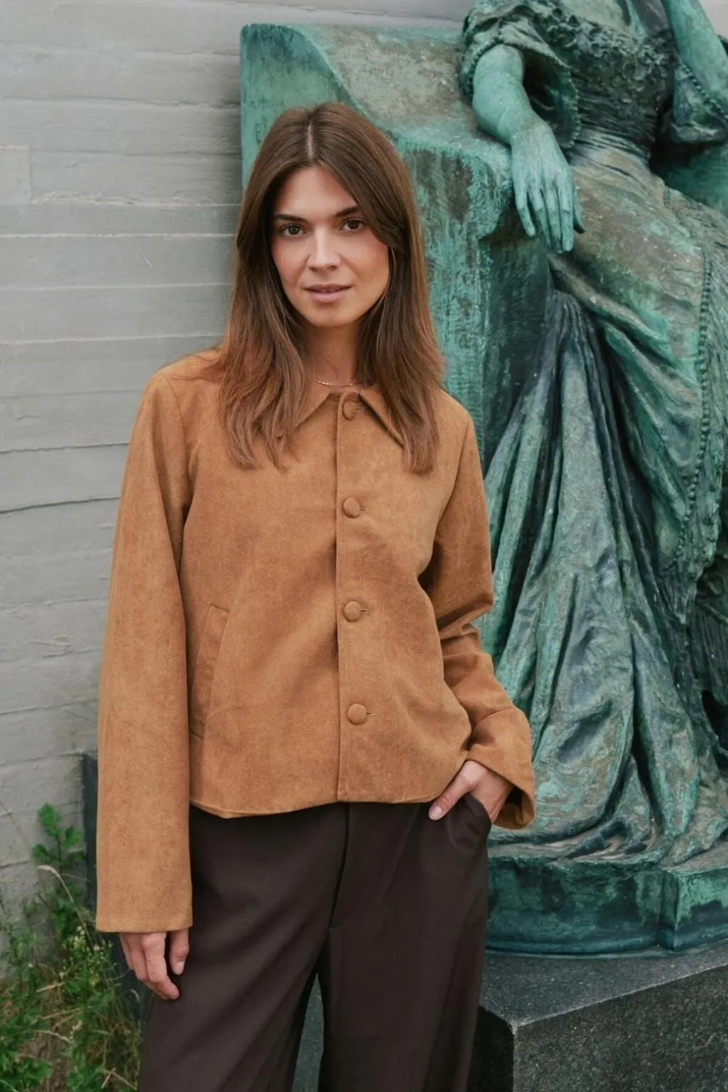 Nnnilo Faux Suede Jacket 165954