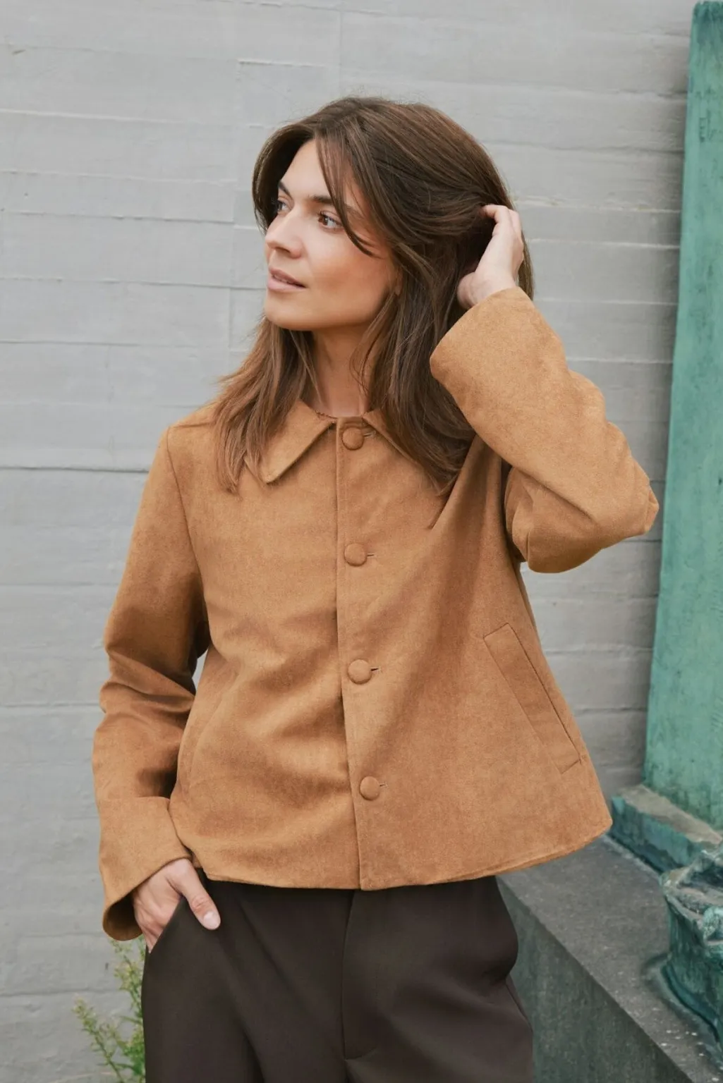 Nnnilo Faux Suede Jacket 165954