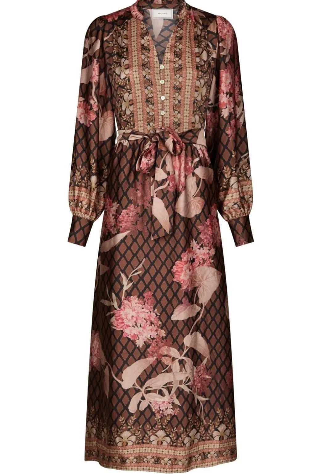 Nnnova Botanical Border Dress 167258