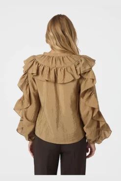 Nnnula Flounce Crisp Blouse 167525