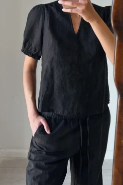 Nnodesa Linen Blouse