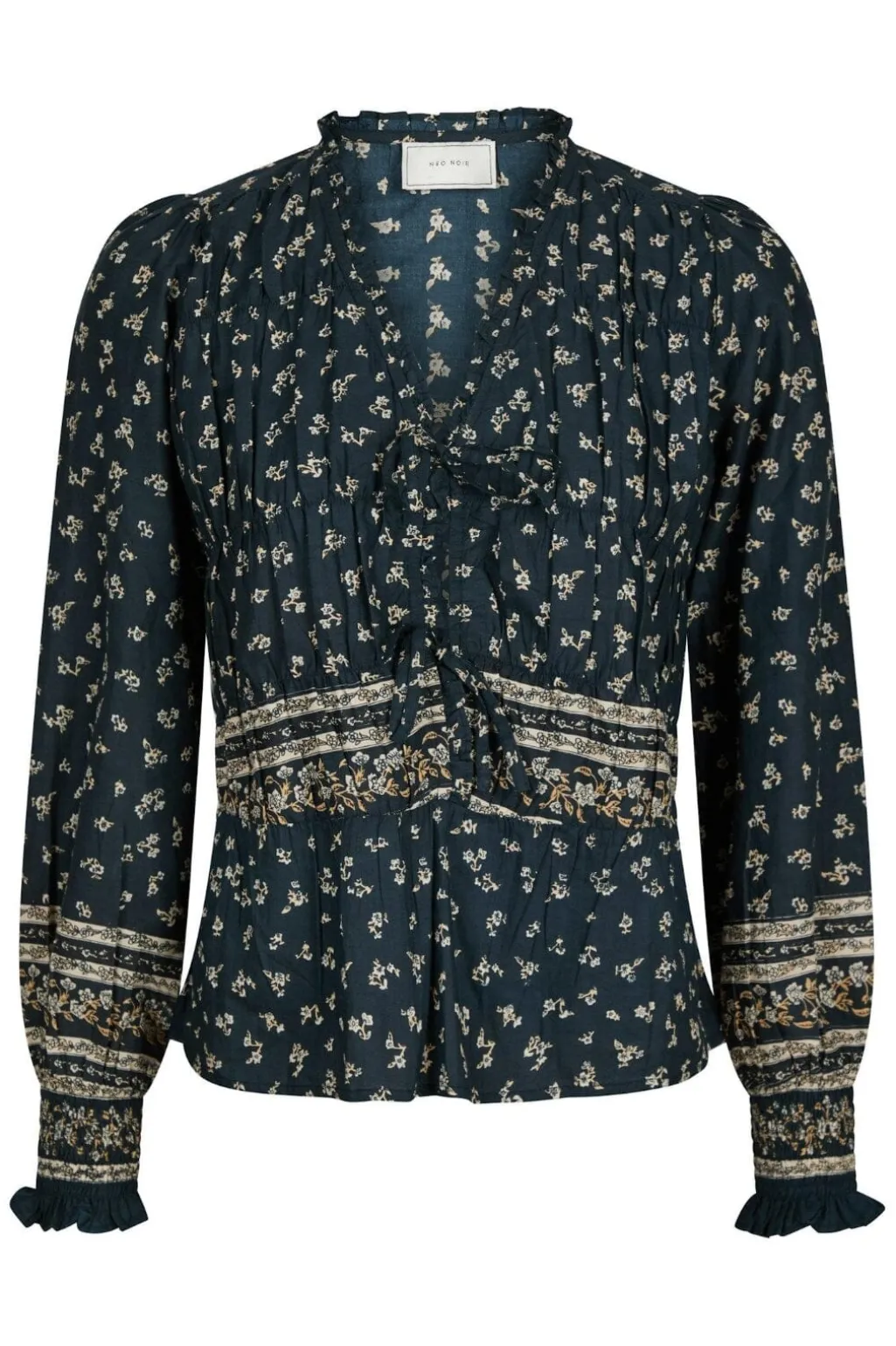 Nnora Mini Border Blouse 164597