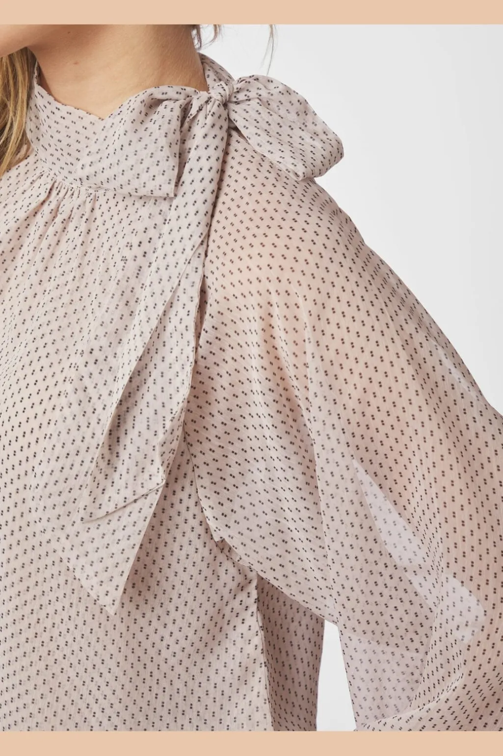 Nnpatti Double Dot Blouse 166724