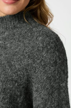 Nnpaulina Fluffy Knit Blouse 164729
