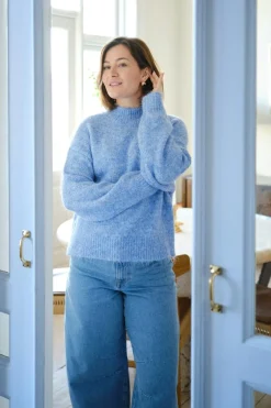 Nnpaulina Fluffy Knit Blouse 164729
