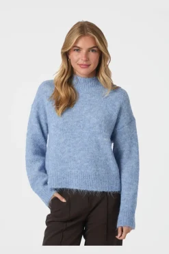 Nnpaulina Fluffy Knit Blouse 164729