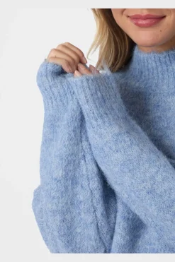 Nnpaulina Fluffy Knit Blouse 164729
