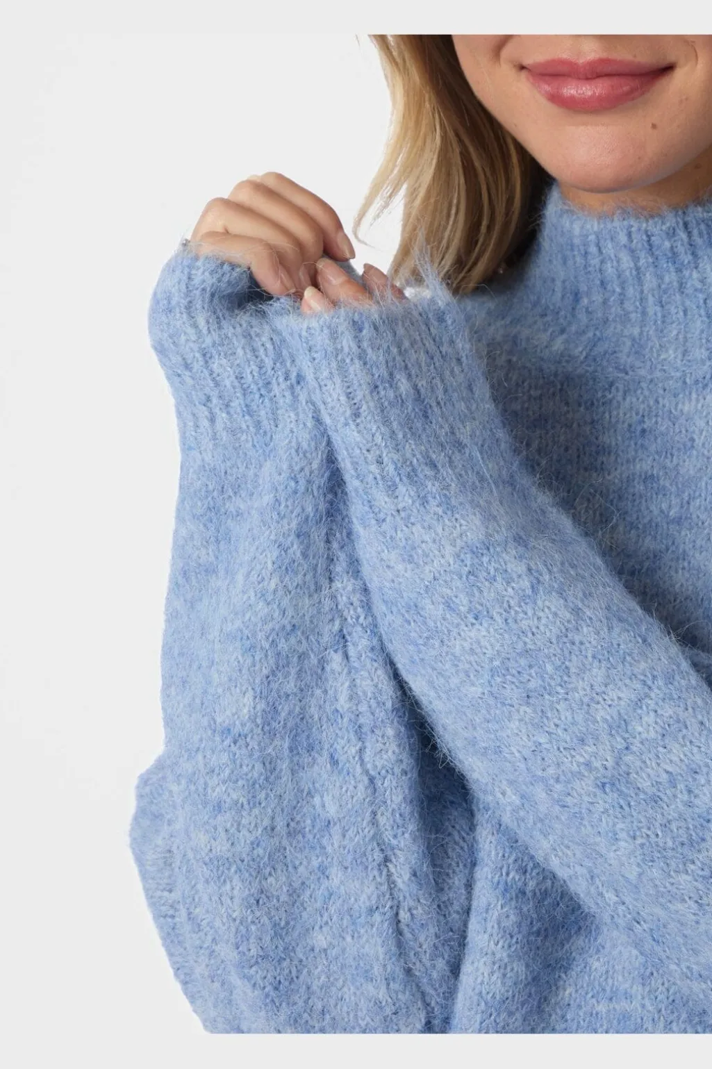 Nnpaulina Fluffy Knit Blouse 164729