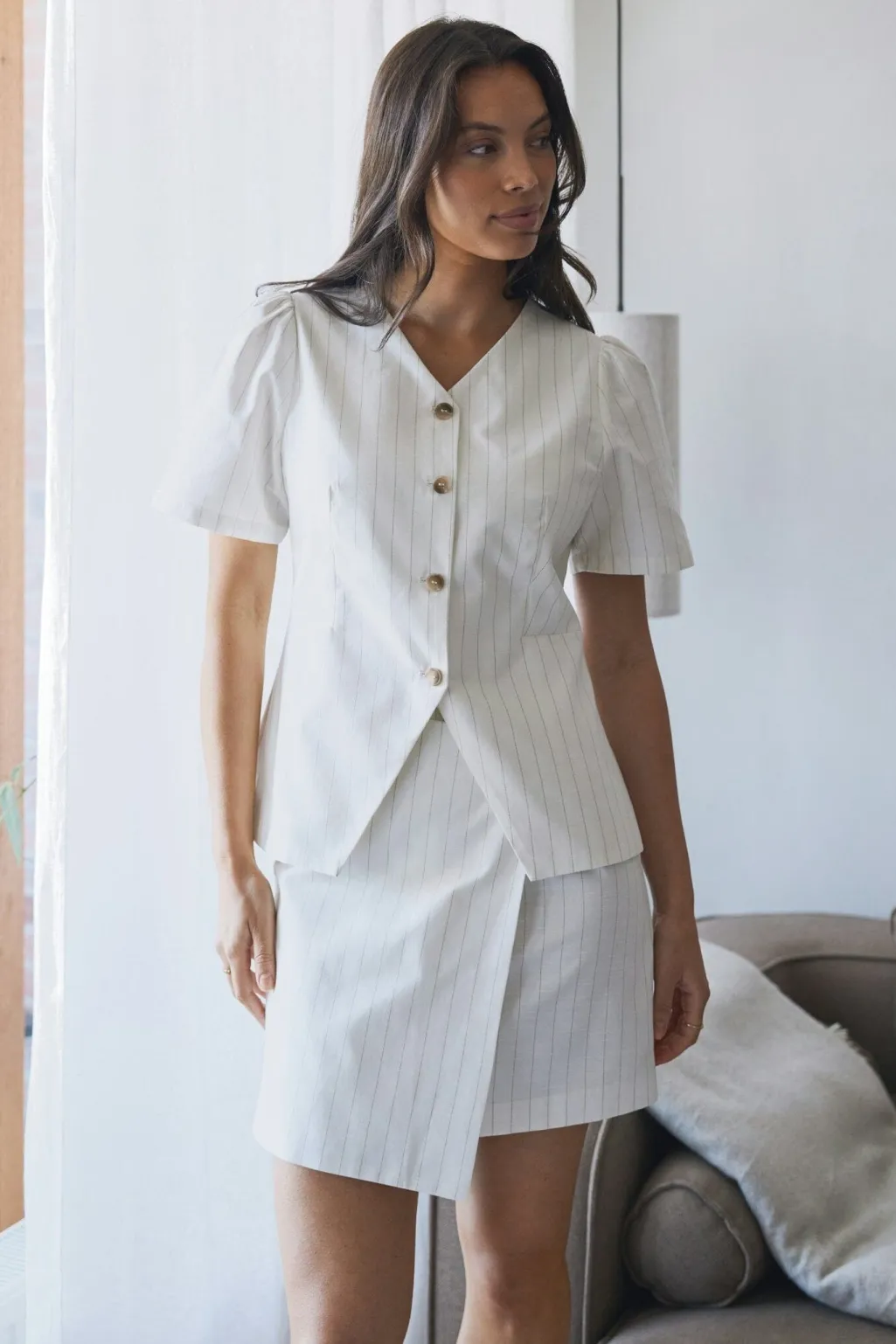 Nnpetrani Summer Stripe Skirt 169425