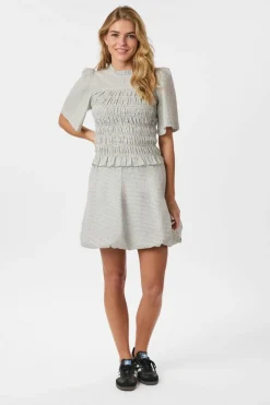 Nnpossini Small Check Blouse 165420