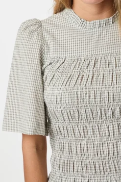 Nnpossini Small Check Blouse 165420