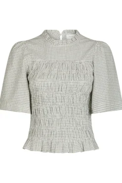 Nnpossini Small Check Blouse 165420