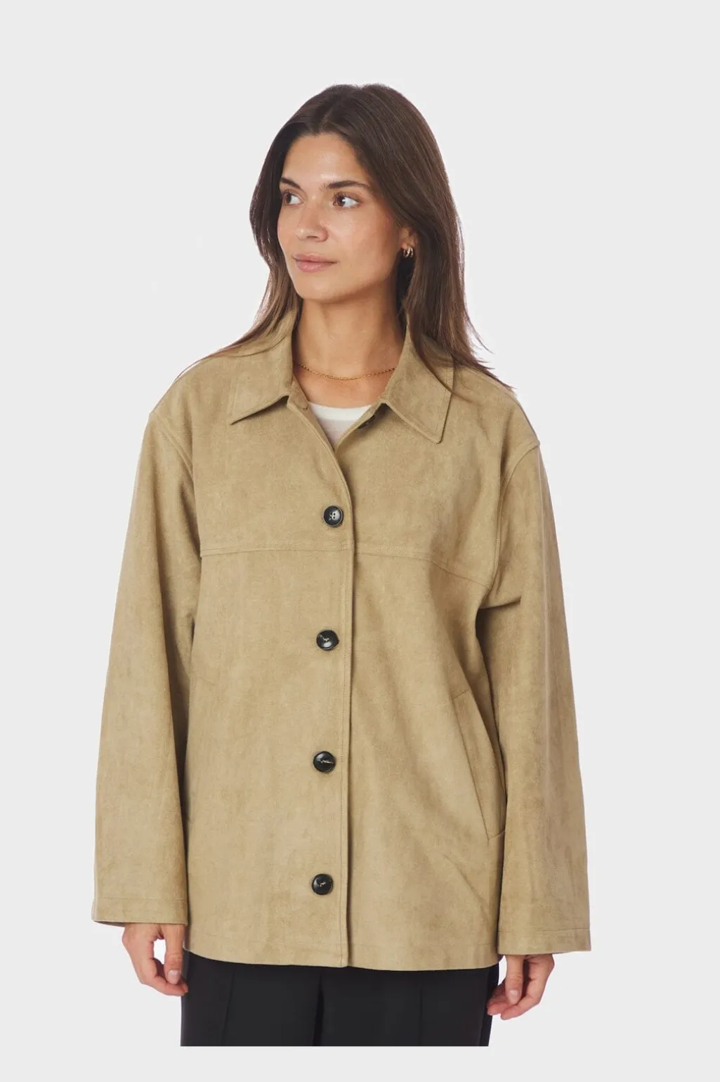 Nnravina Faux Suede Jacket 167352