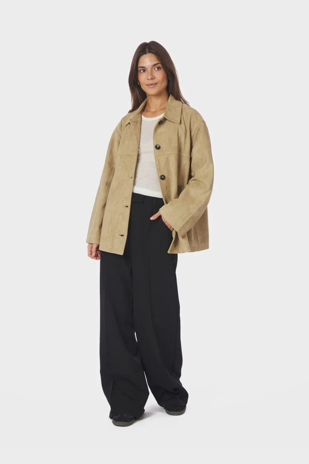 Nnravina Faux Suede Jacket 167352