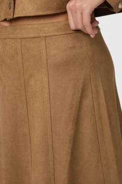 Nnraya Faux Suede Skirt 166255
