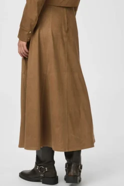 Nnraya Faux Suede Skirt 166255