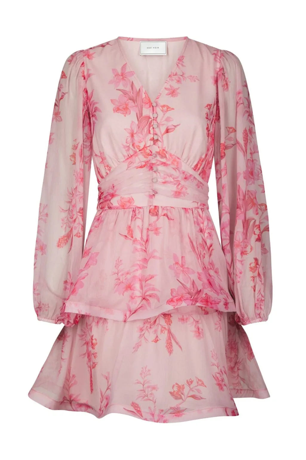 Nnrivana Print Chiffon Dress 168848