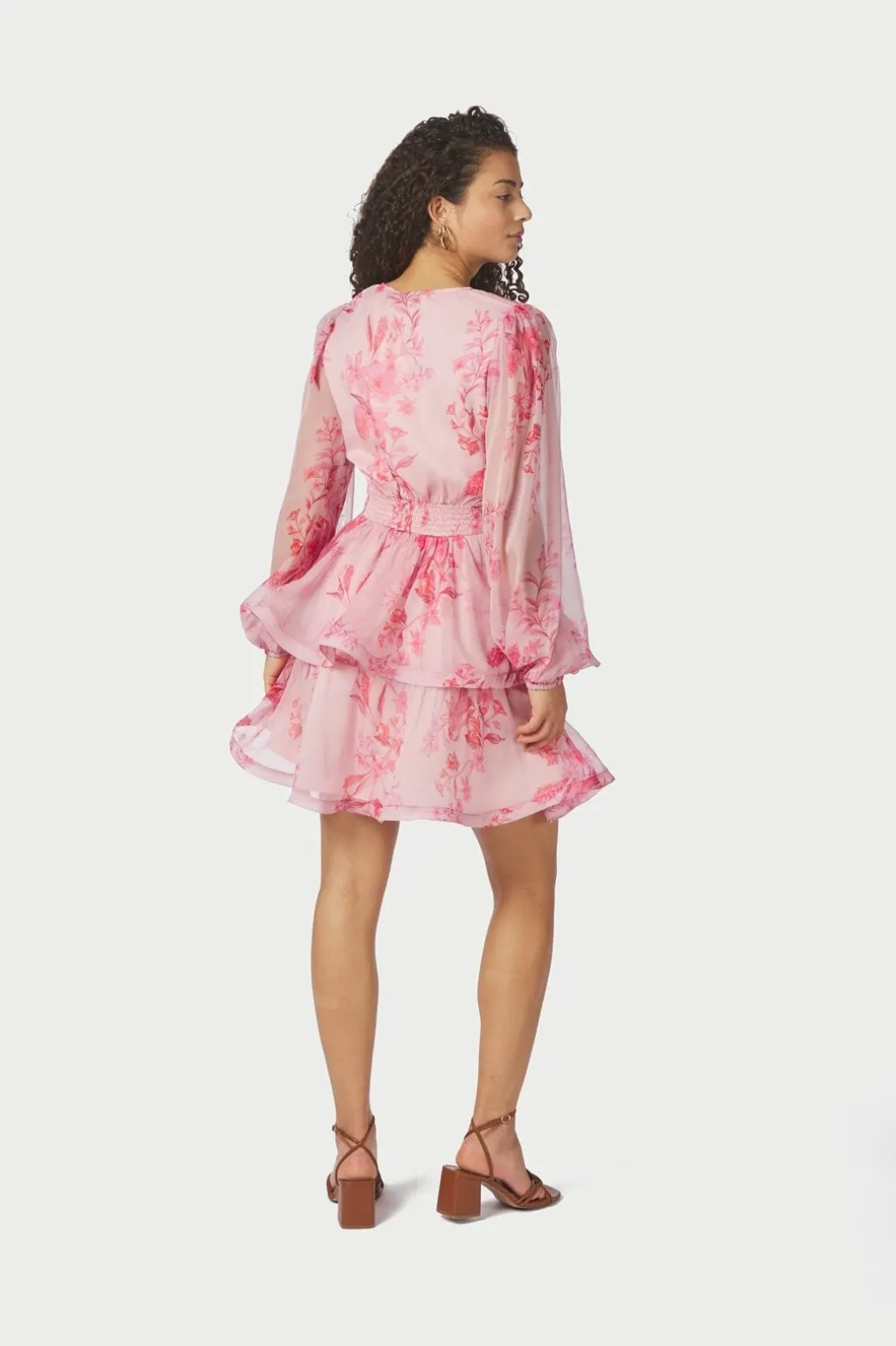 Nnrivana Print Chiffon Dress 168848