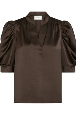 Nnroella Heavy Sateen Blouse 162590