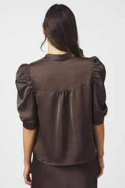 Nnroella Heavy Sateen Blouse 162590