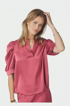 Nnroella Heavy Sateen Blouse 162590