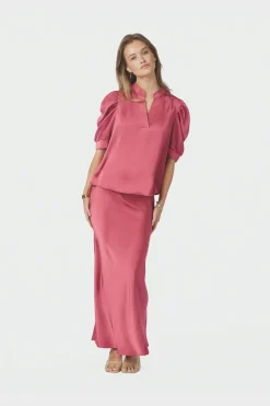 Nnroella Heavy Sateen Blouse 162590