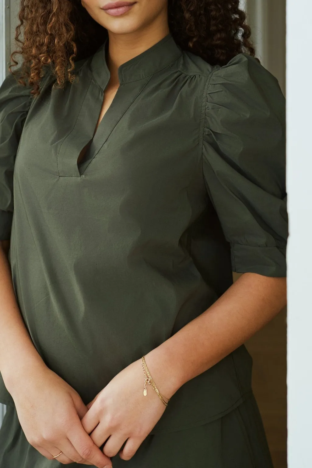 Nnroella Poplin Blouse 164283