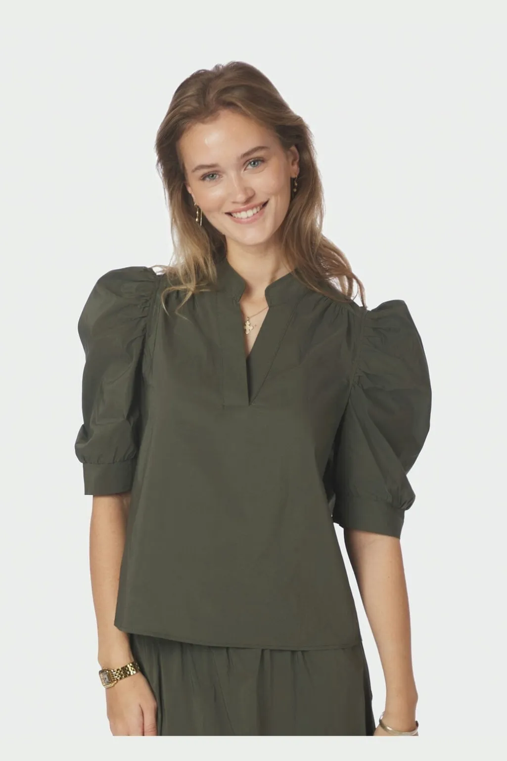 Nnroella Poplin Blouse 164283