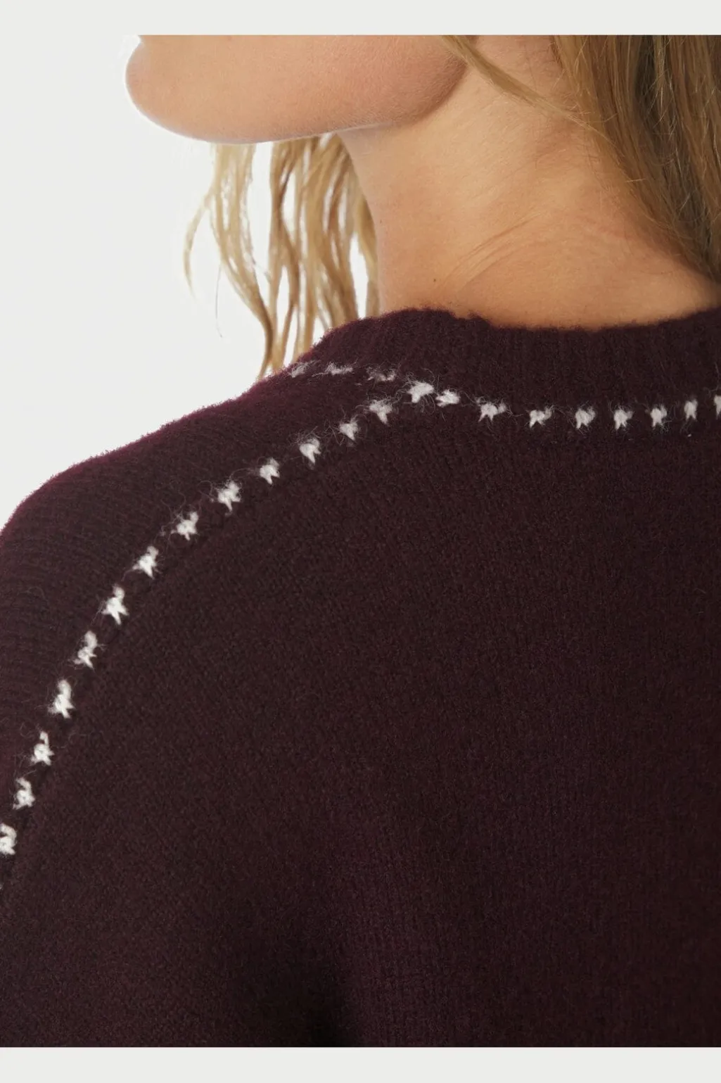 Nnroeme Knit Stitch Blouse 164818
