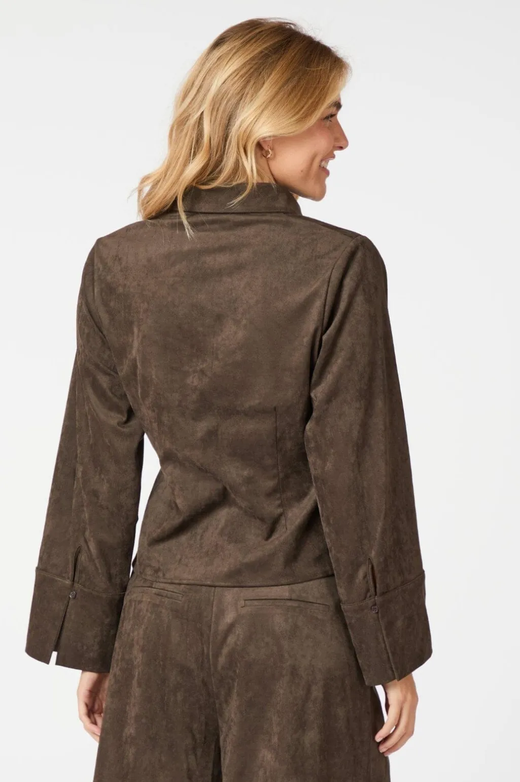Nnrosa Faux Suede Shirt 164475