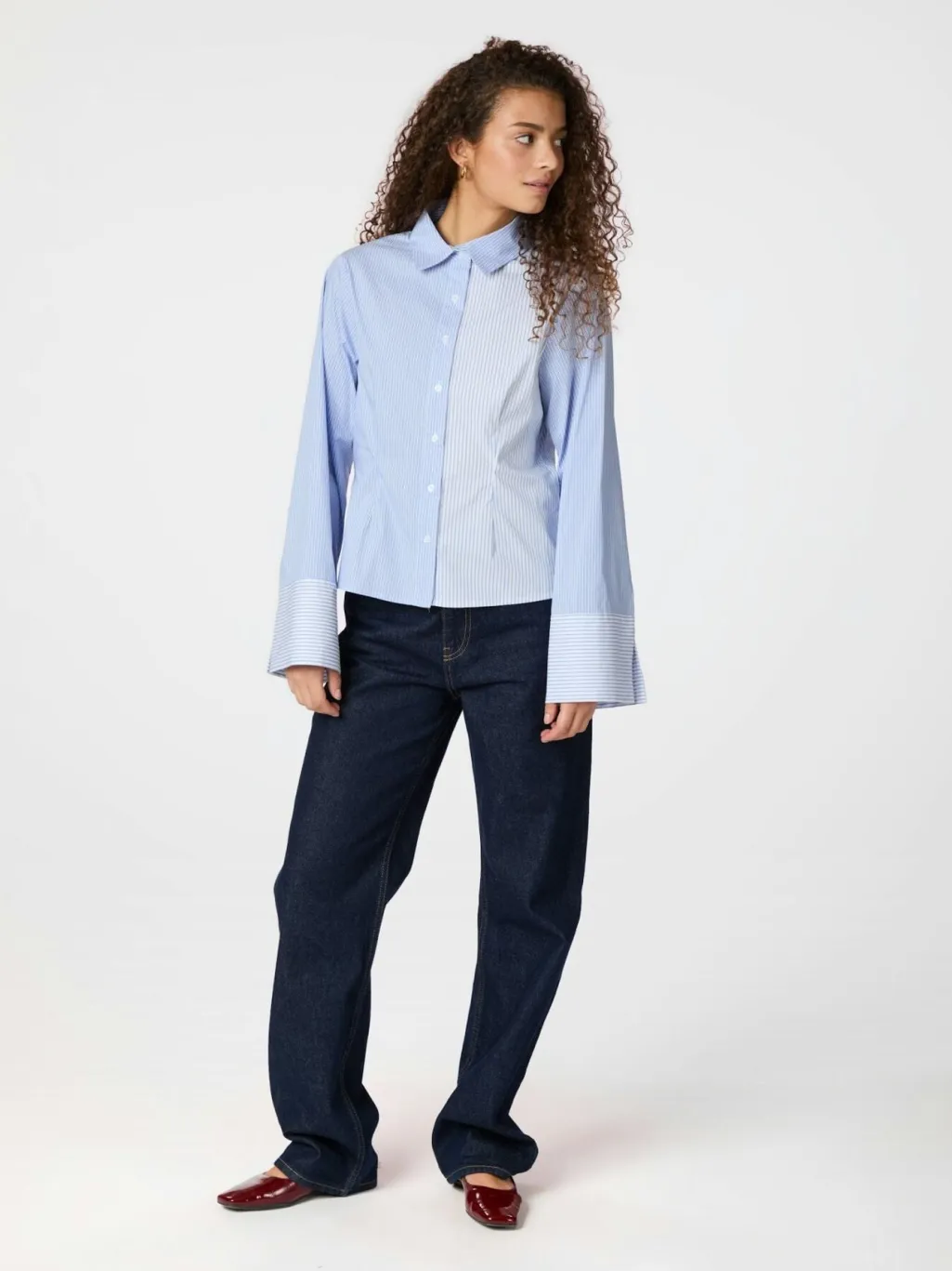 Nnrosa Mix Stripe Shirt 164481
