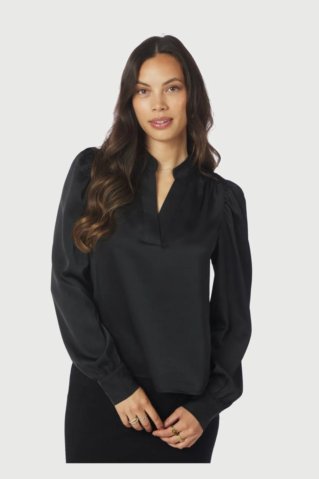 Nnrosslyn Heavy Sateen Blouse 163769