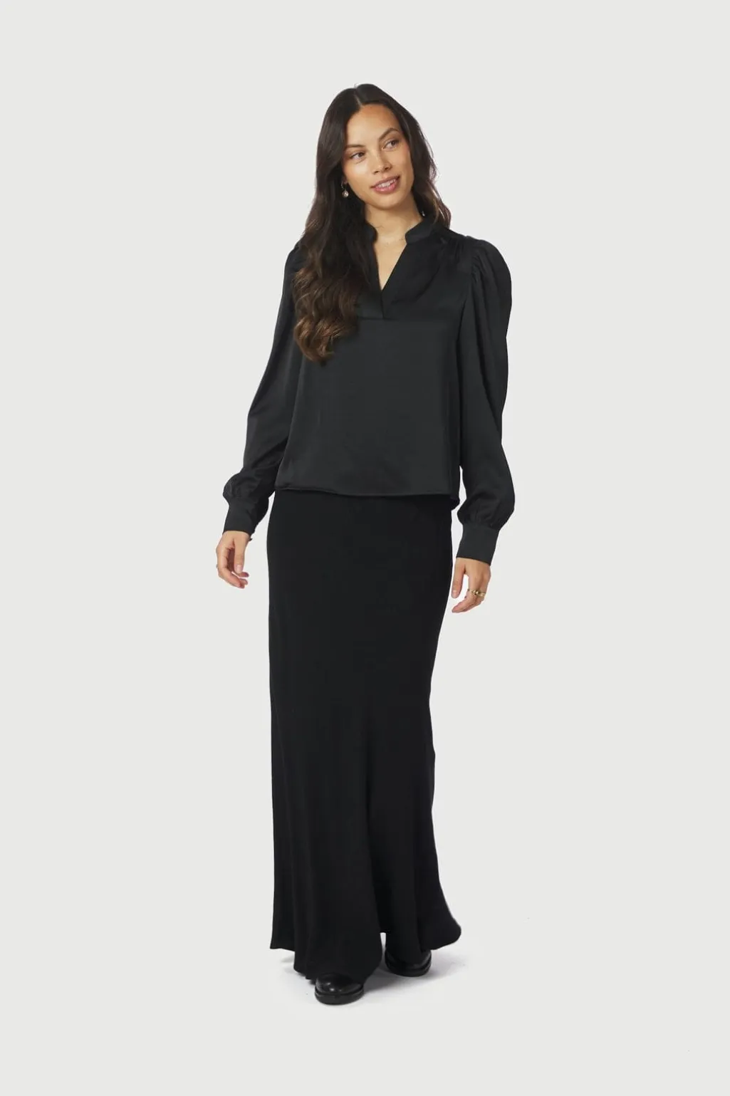 Nnrosslyn Heavy Sateen Blouse 163769