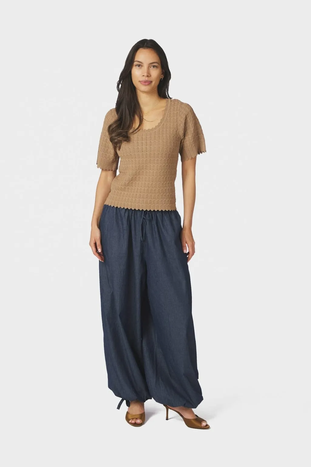 Nnroxane Balloon Denim Pants 169312
