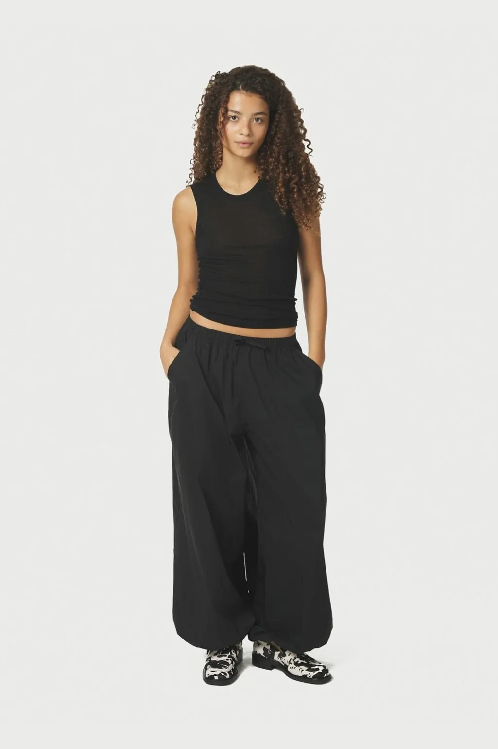 Nnroxane Balloon Poplin Pants 167403