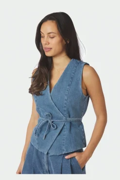 Nnsamara Denim Waistcoat 168983