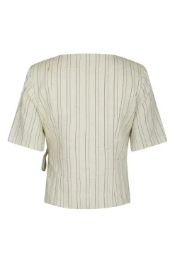 Nnsimmo Stripe Eyelet Blouse 167886