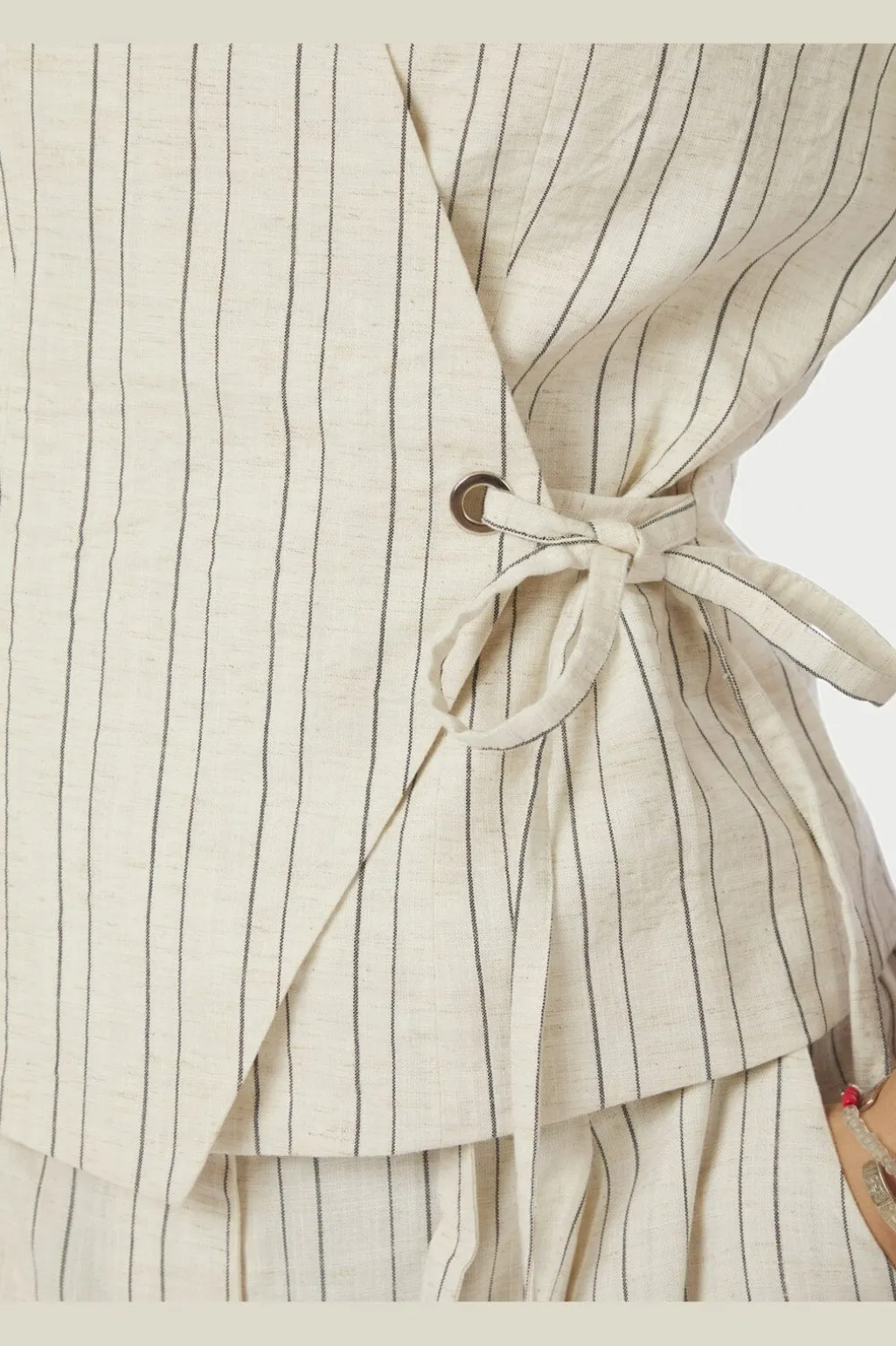Nnsimmo Stripe Eyelet Blouse 167886