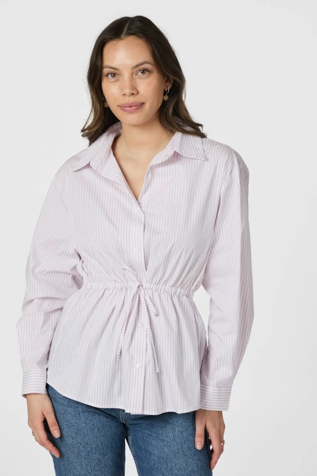 Nnsolei Small Stripe Shirt 165828
