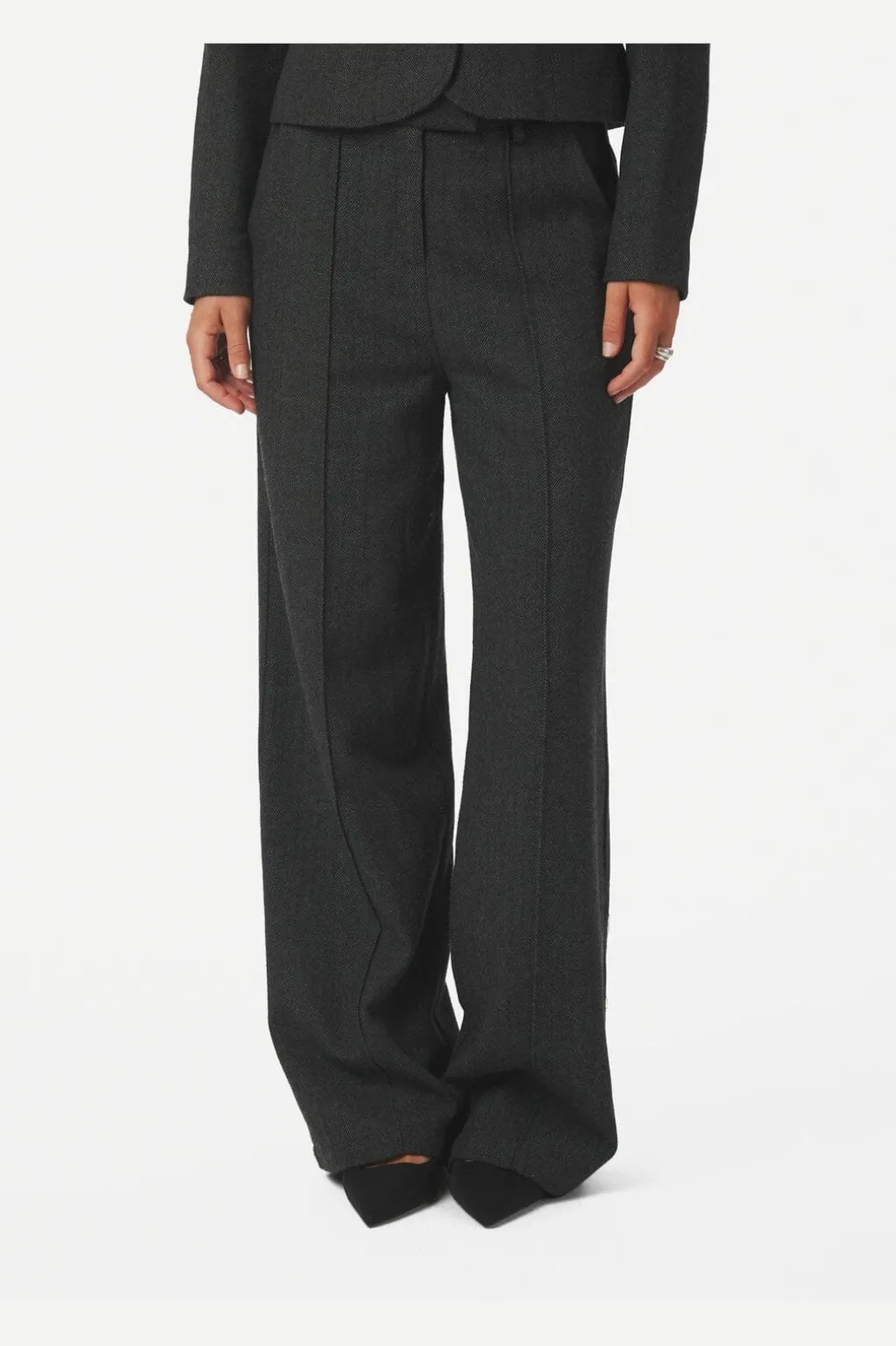 Nnsury Herringbone Pants 166366