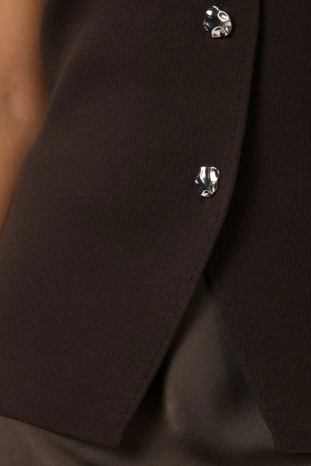 Nnsway Smooth Knit Waistcoat 164704