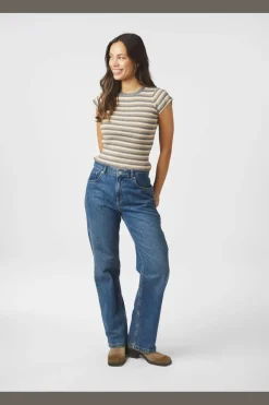 Nntirra Simple Stripe Knit Top 166630