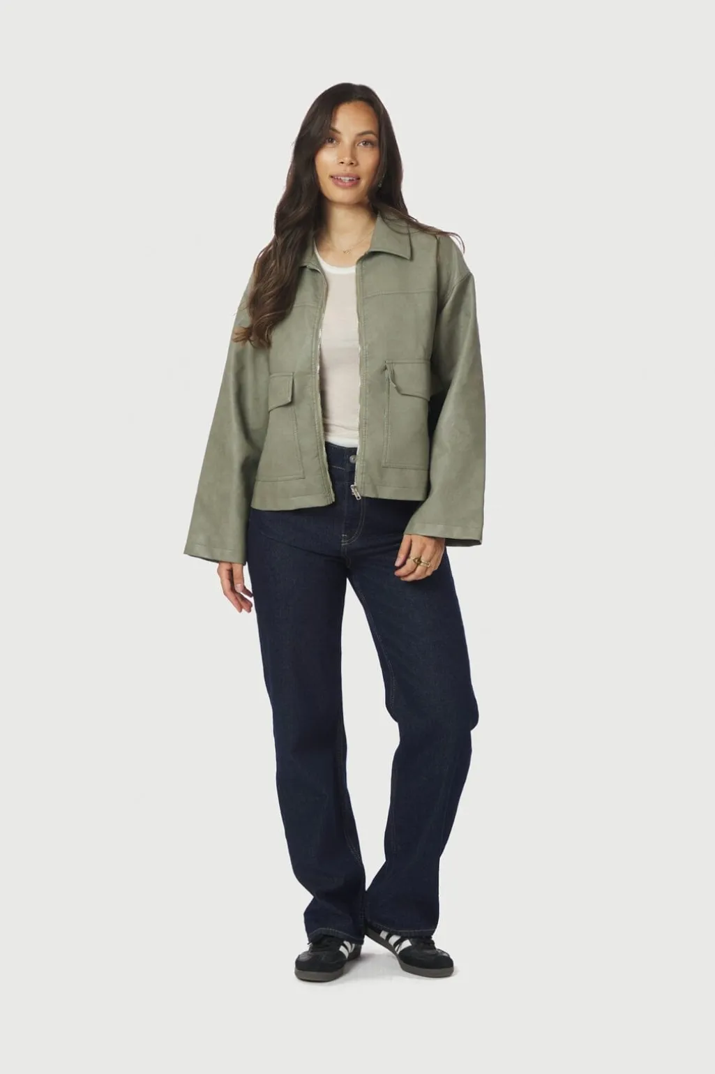Nntitan Faux Leather Jacket 164002