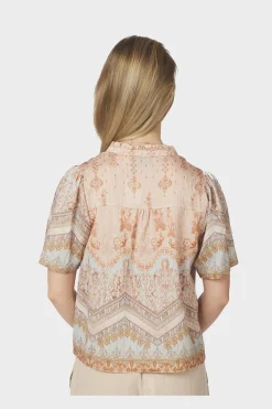 Nntorana Flower Border Blouse 169345