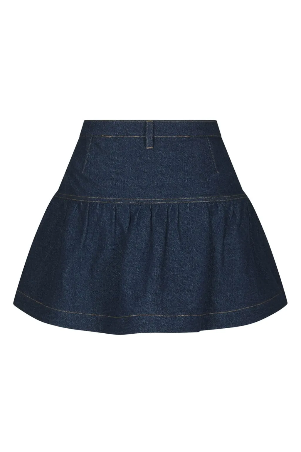 Nntripa Denim Frill Skirt 165971
