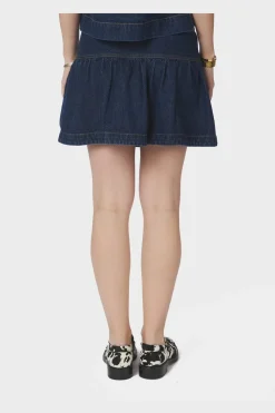 Nntripa Denim Frill Skirt 165971