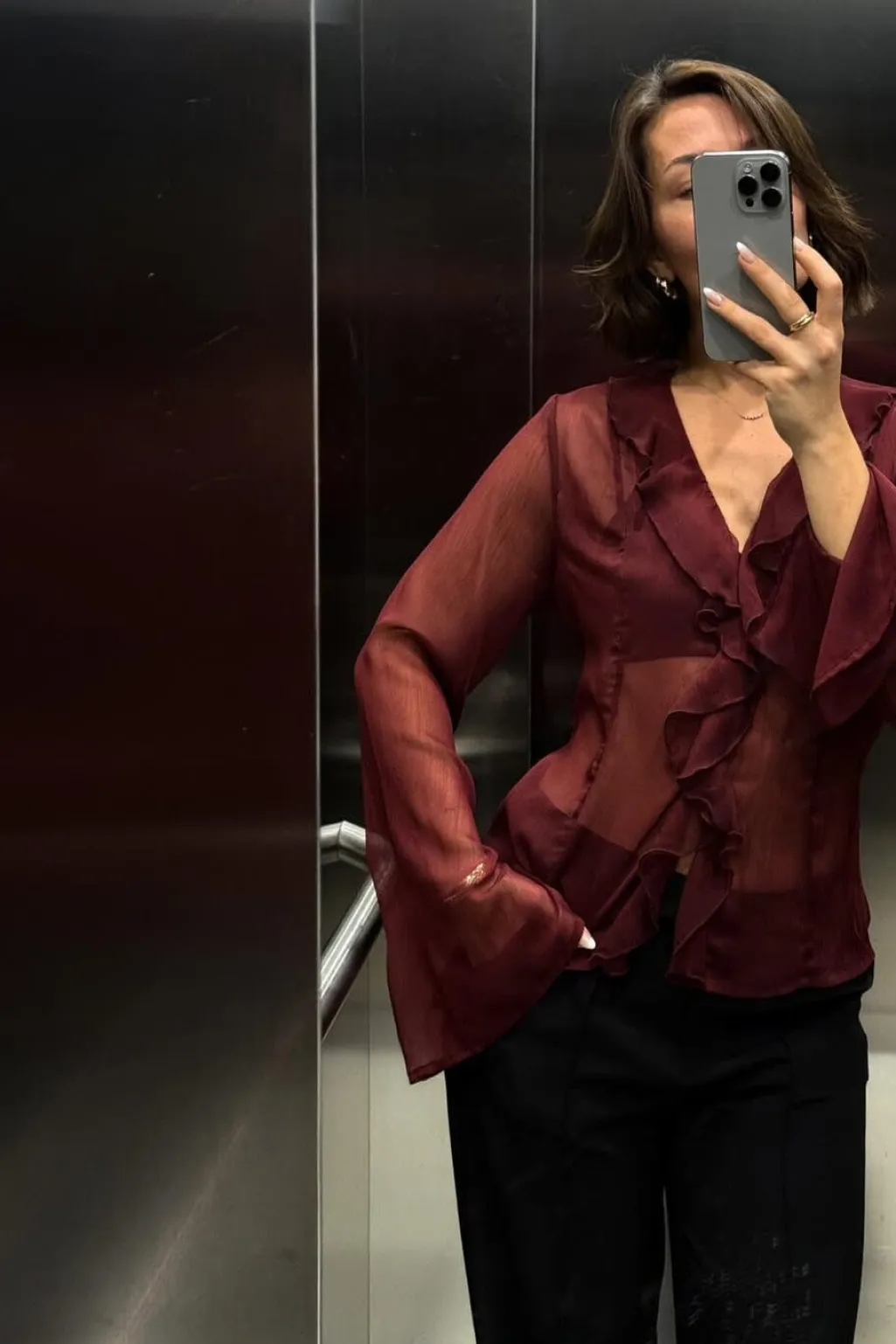Nnvalappa Chiffon Blouse 166668