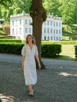 Nnvalley Structure Flower Dress 167925