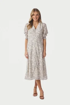 Nnvalley Structure Flower Dress 167925
