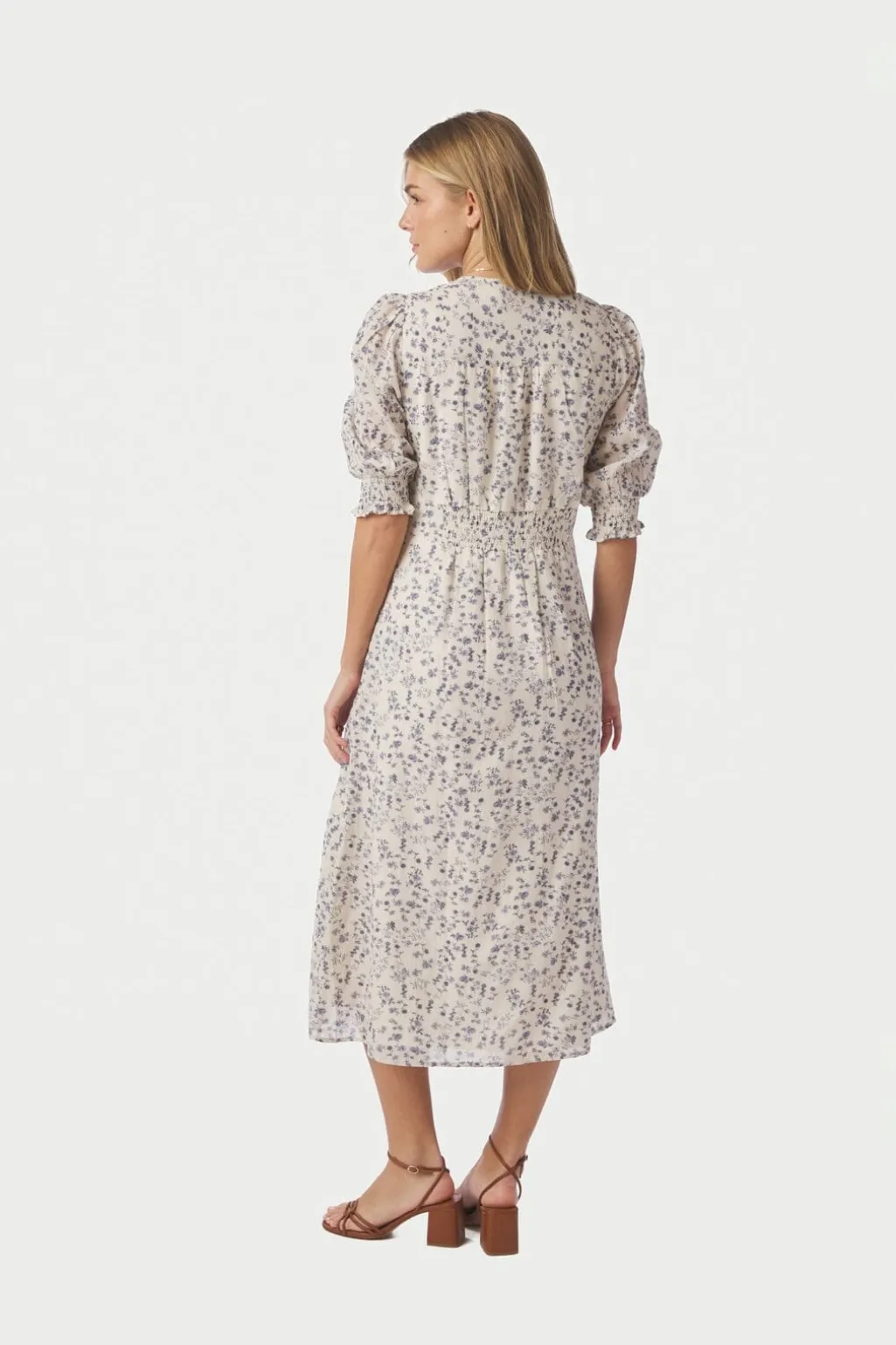 Nnvalley Structure Flower Dress 167925